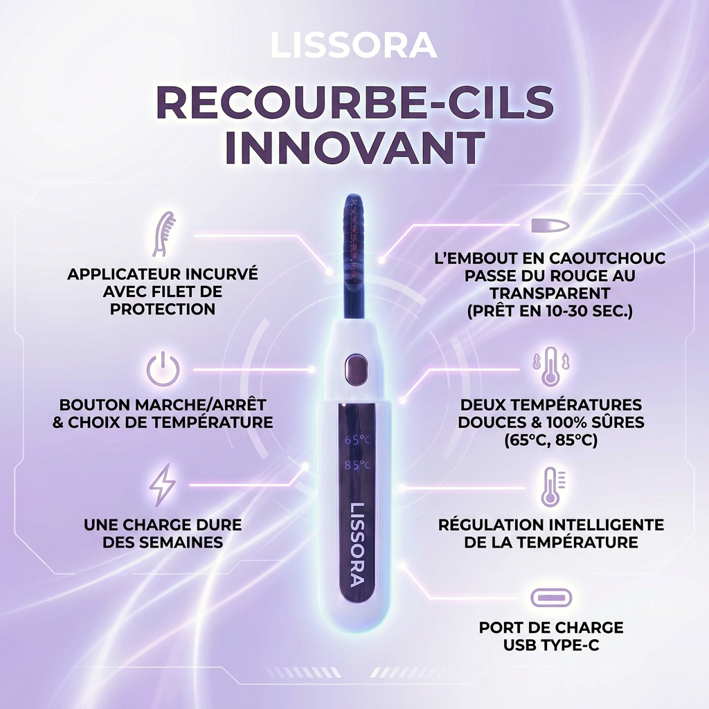 LISSORA CURLER - Recourbe-cils chauffant
